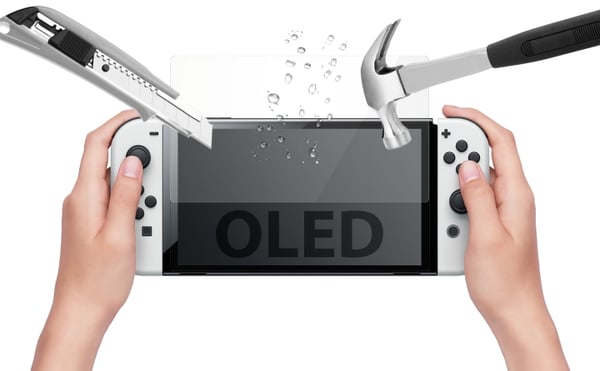 SuBsonic Switch Oled Super skjermbeskytter - herdet glass 9H Hd
