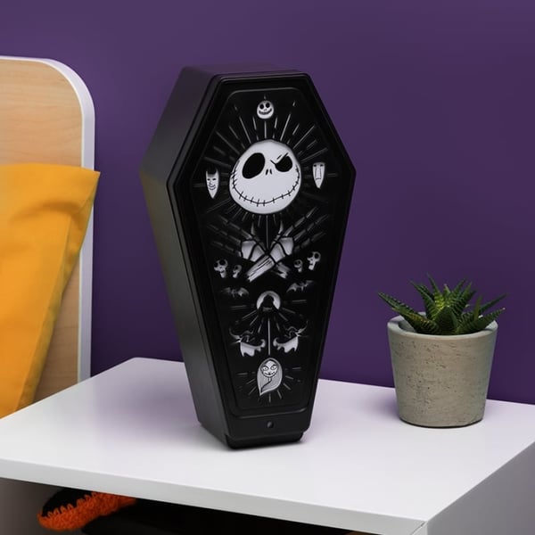 Paladone Nightmare Before Christmas Coffin 3D-lys Paladone Nightmare Before Christmas Coffin 3D-lys