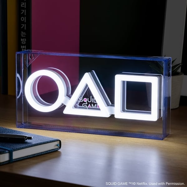 Paladone Squid Game LED-lys i neon Paladone Squid Game LED-lys i neon