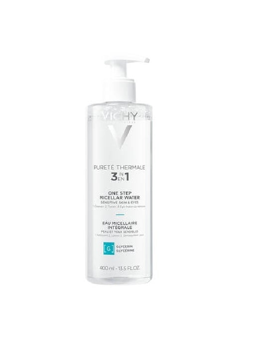 Vichy Pureté Thermale Mineral Micellar Water kasvojen puhdistusaine 400 ml