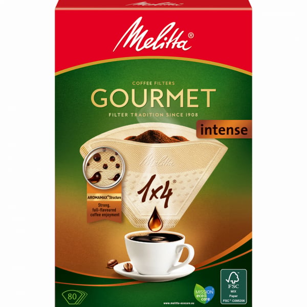 Melitta Kaffefilter Orginal Intense 1X4 80P (8st DFP)