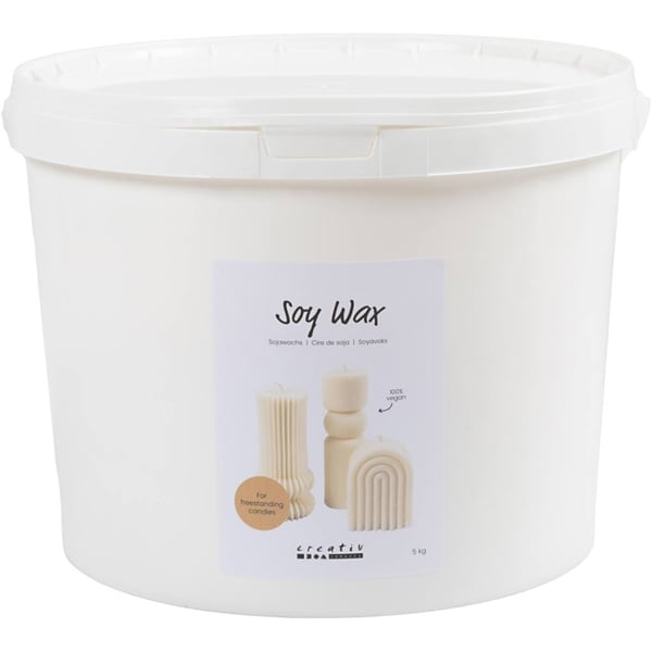 DIY Kit Sojavoks, creme, Til fritstående lys, 5 kg/ 1 pakke (73479)