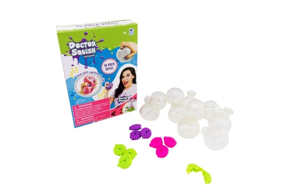 Doctor Squish Squishy Pack Refill V2 10 balloner + clips (38687) Doctor Squish Squishy Pack Refill V2 10 balloner + clips (38687)