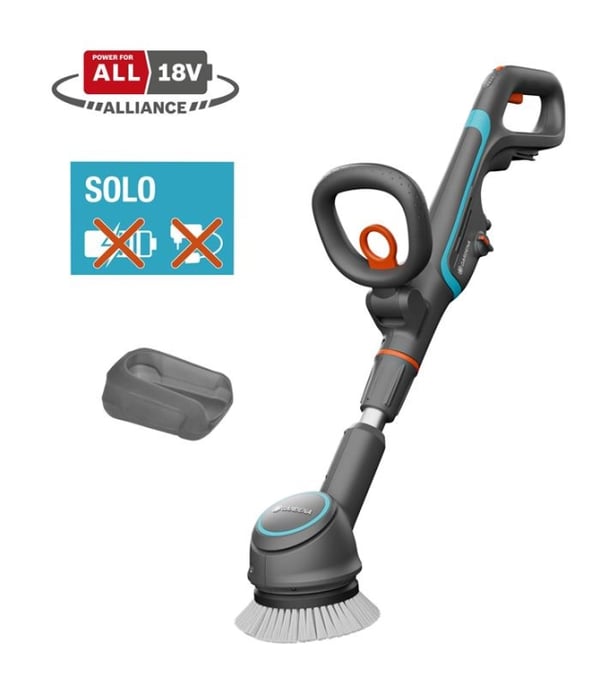 Gardena Battery Multi Cleaner AquaBrush Compact 02/18V P4A Solo, rengjøringsapparat