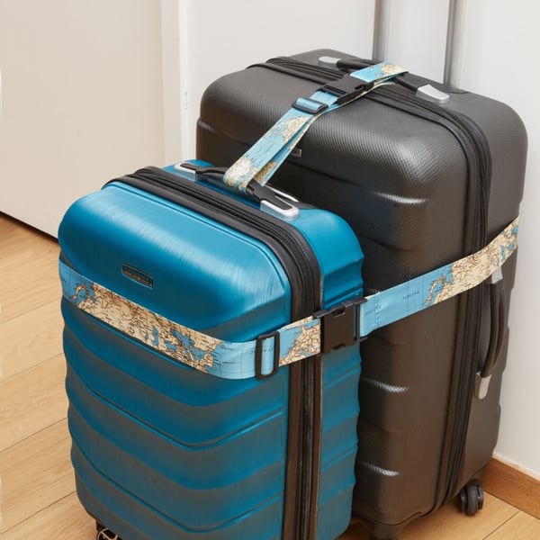 Kikkerland World Traveler bagagestroppar (TT57)