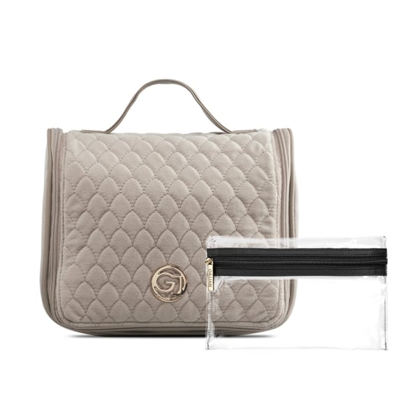 Gillian Jones Organizer kosmetiktaske beige velour