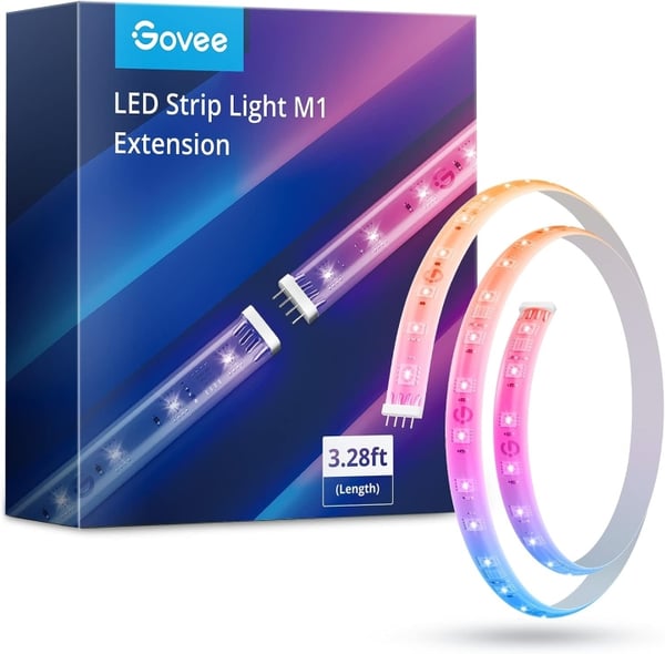 Govee RGBICW LED-strips med 1 m forlængelse