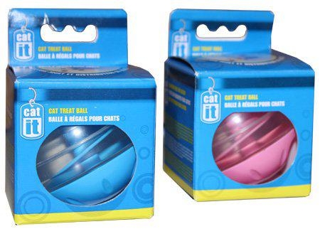 catit Kattegodbidskugle pink/transparent Ø 8 cm - (787.0019)