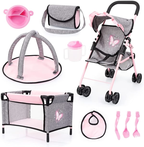 Bayer Buggy-sett med sommerfugler (21533AB)