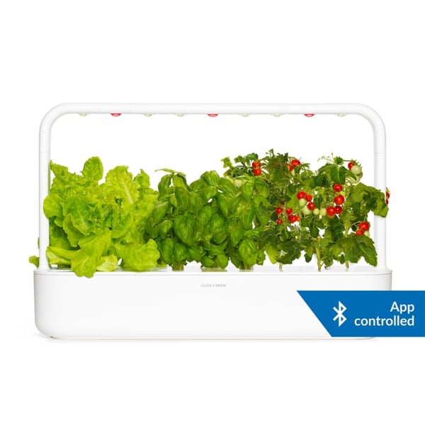 Click & Grow Click and Grow - Smart Garden 9 Pro-startsæt (Farve: Hvid) (SG9S1UNI-BT)