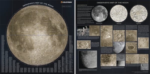 Celestron Månekart Celestron Månekart