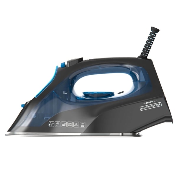 BLACK+DECKER Dampstrygejern 2600W Blå