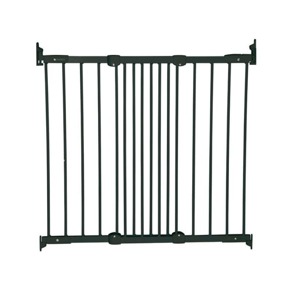BabyDan Sikkerhetsgrind - Flexi Fit metall Svart - 67-105,5 cm (55116-2600-10)