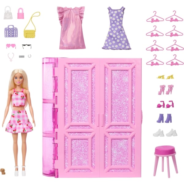 Barbie - Drømmeskap 3.0 med dukke (HXD58)