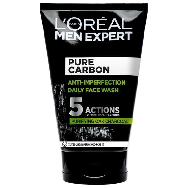 L'Oréal Paris Men Expert Pure Carbon Anti-Imperfection Daily Face Wash - 100ml