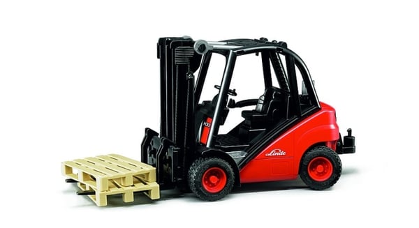 Bruder Linde Gaffeltruck m. 2 paller (02511)
