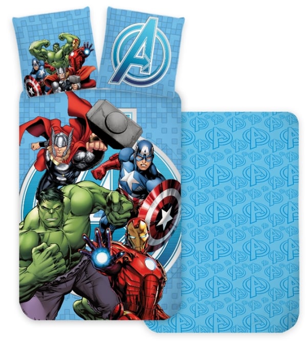 BrandMac Sengetøy - Juniorstørrelse 100x140 cm - Avengers (1000928)