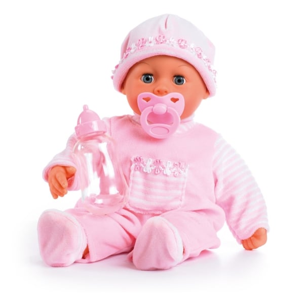 Bayer Dukke - First Word Baby myk rosa 38 cm (93824AA)