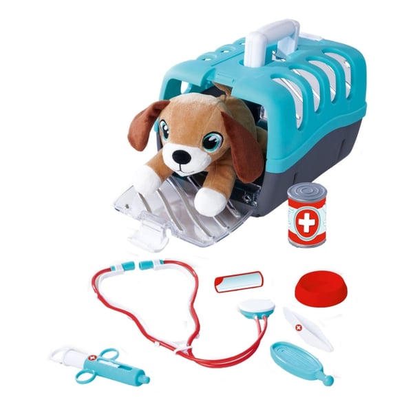 Dickie Toys Simba - Plyshund med dyrlægetaske (105541003)