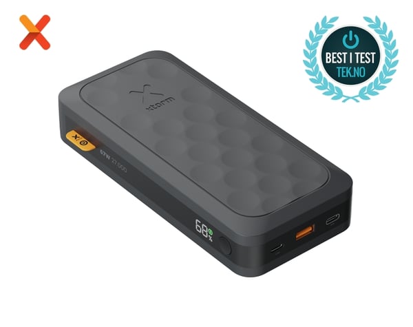 Xtorm Power Bank USB-C PD 67W 27.000 mAh 2xUSB-C Svart