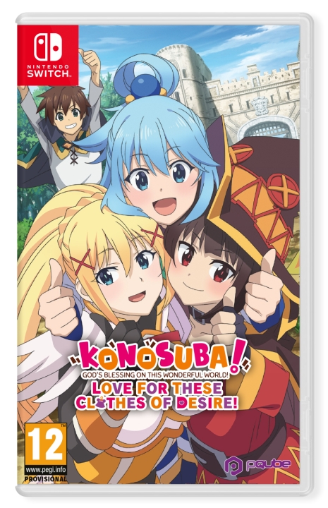 PQube KONOSUBA: Jumalan siunausta tälle ihmeelliselle maailmalle! Rakkaus näihin halun vaatteisiin