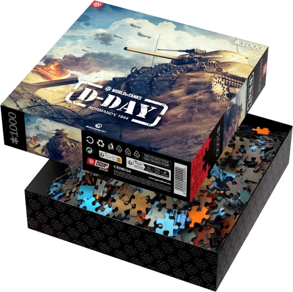 Good Loot - Gaming Puzzle: World of Tanks D-Day, 1000 palaa