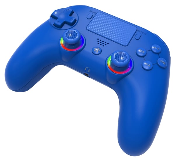 SuBsonic Trådløs led-controller PS4 blå - PS4/Pc