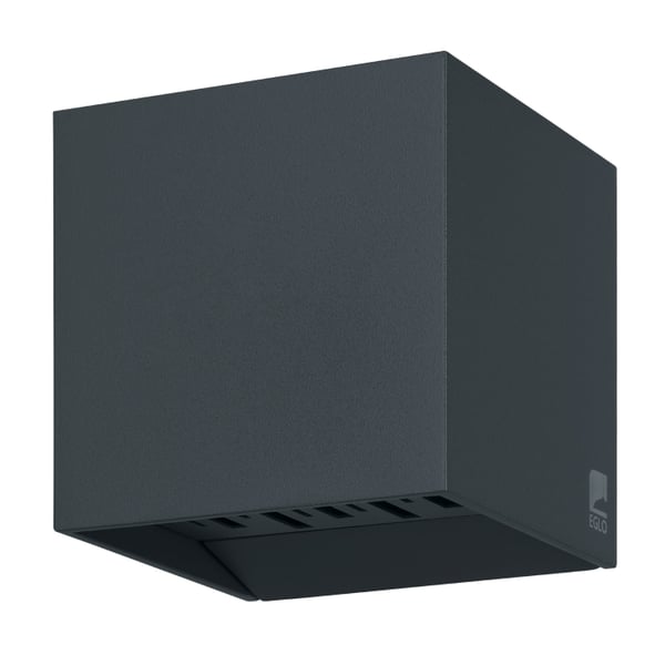 Eglo CALPINO 2 OUTDOOR WALL - Antrasiitti - 10,5 cm korkeus, 10,5 cm pituus, 11 cm syvyys