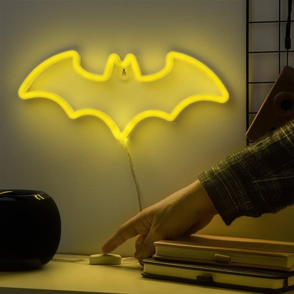 Paladone Batman veggmontert LED-lys i neon Paladone Batman veggmontert LED-lys i neon
