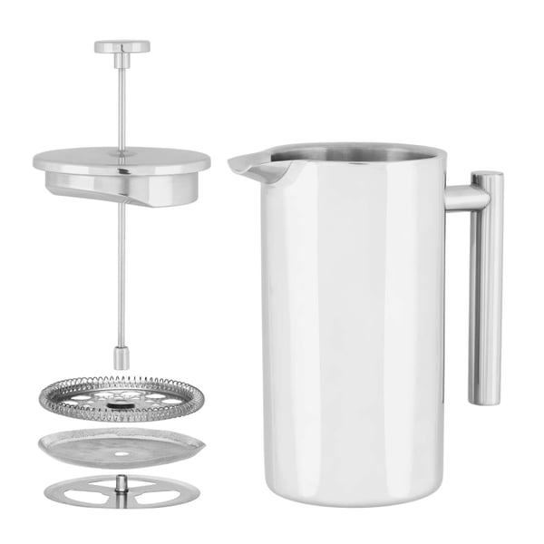 Maku Kaffepresse Gastro Stål 1L