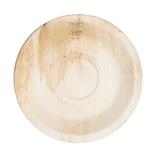 Maku Tallerken Palmeblad Rund 20 cm 10 stk