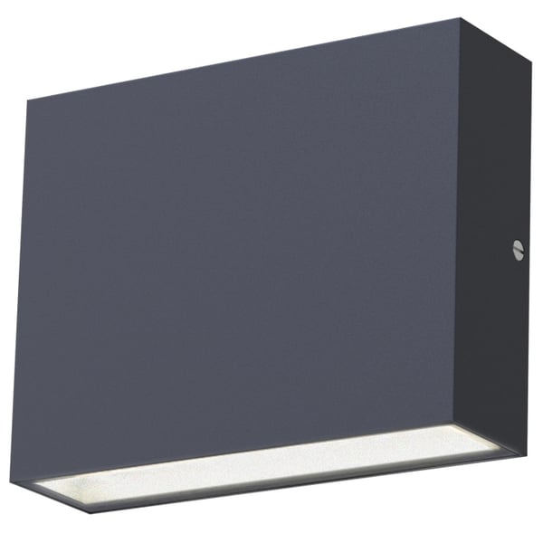 Llitt Per I Veggarmatur LED IP54 3000K 4W 210lm Antracitt
