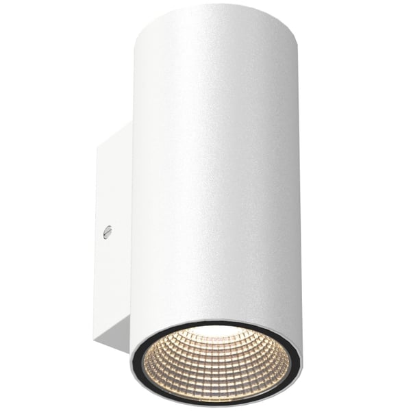 Llitt Erik II Vegg-LED IP65 3000K 6W 494lm hvit
