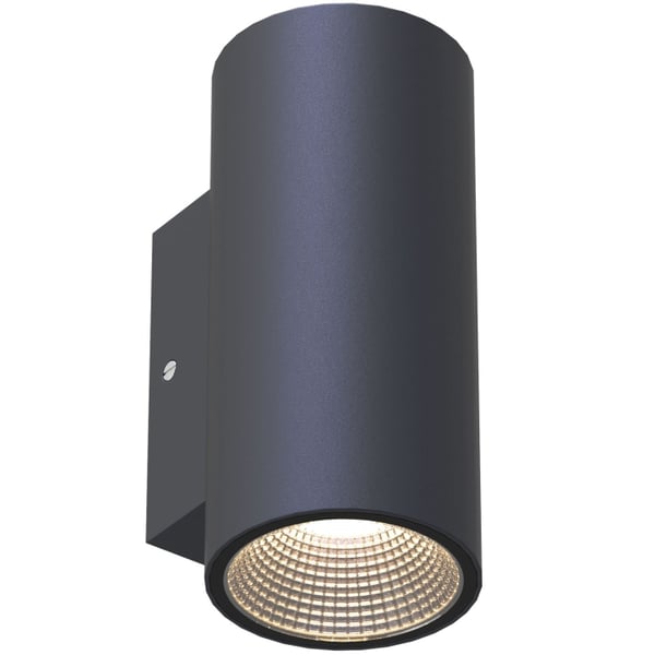 Llitt Erik II Vegg-LED IP65 3000K 6W 494lm Antracitt