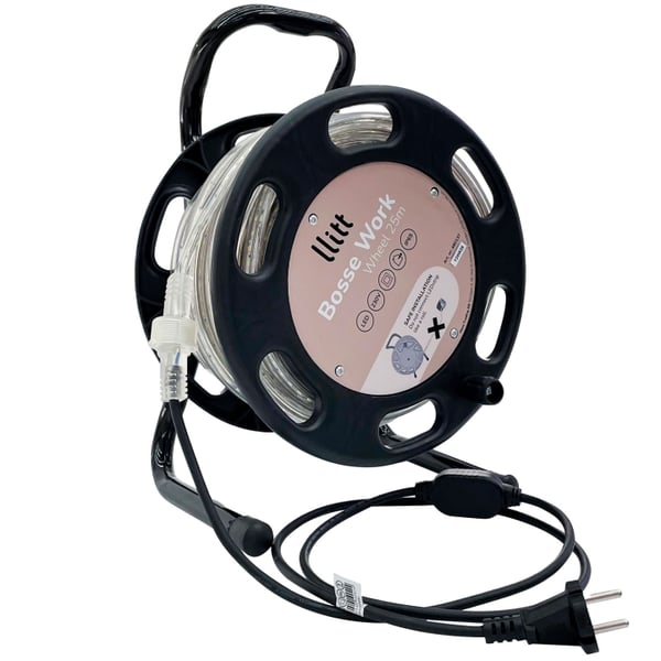 Llitt Bosse Work Wheel Ledstrip arbeidslys 25m IP65 4000K 200W 20000lm