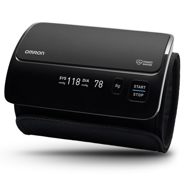 Omron Evolv All-In-One, trådløs blodtryksmåler til overarmen - sort