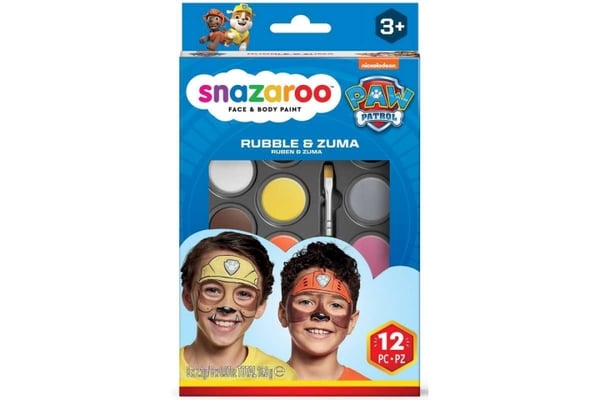 Snazaroo Paw Patrol - Fargesett med sminke - Rubble & Zuma (791109)