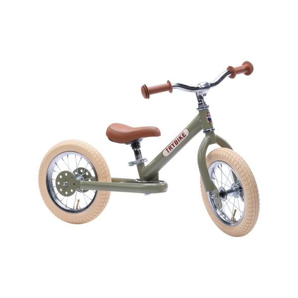 Trybike 2 hjul stål - Vintage grønn (30TBS-2-GRN-VIN)
