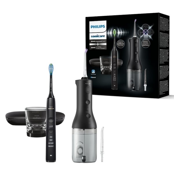 Philips Svart batteridrevet DiamondClean 9000 (HX3886/43)