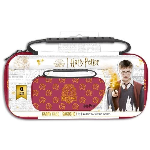 Trade Invaders Harry Potter - XL-kotelo Switchille ja Switch Oledille - punainen - Rohkelikko