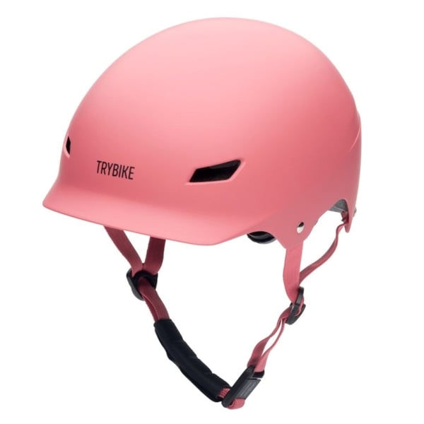Trybike Retro hjelm - Vintage matt rosa - S/M