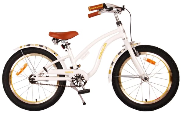 Volare Barnesykkel 18 - Miracle Cruiser Hvit (21888)