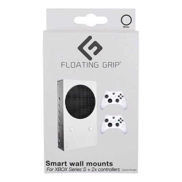 FLOATING GRIP Xbox Seriex S -seinäkiinnike - paketti valkoinen