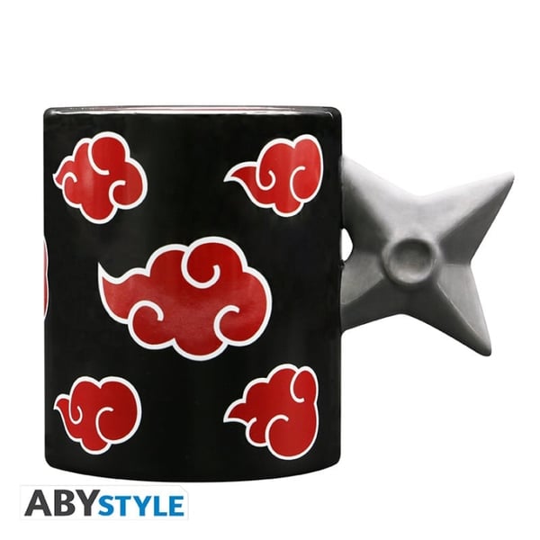 Abysse NARUTO SHIPPUDEN - 3D-krus med håndtak - Akatsuki Shuriken x2