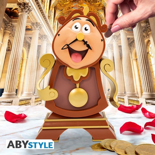 Abysse DISNEY - Sparegris - Skønheden og udyret - Cogsworth