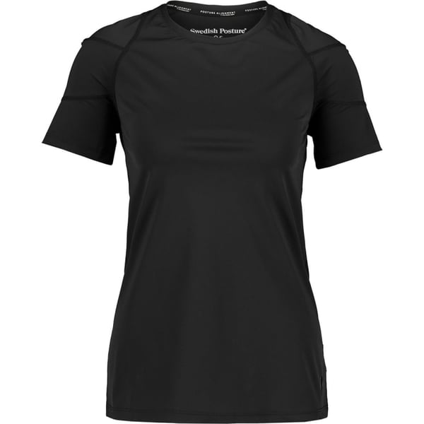 SWEDISH POSTURE T-shirt Dame Posture Reminder Svart  XS
