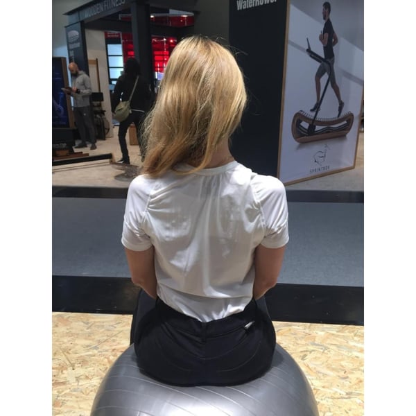 SWEDISH POSTURE T-paita Naiset Reminder Valkoinen L
