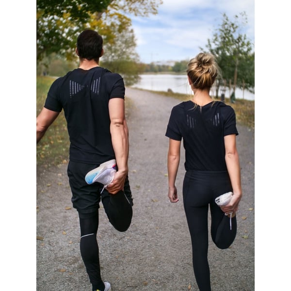 SWEDISH POSTURE T-shirt Herre Posture Reminder Svart XL