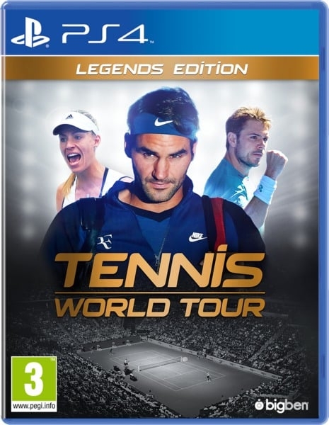 Tennis World Tour – PS4 – Édition SteelBook – Comme Neuf – Bigben Interactive