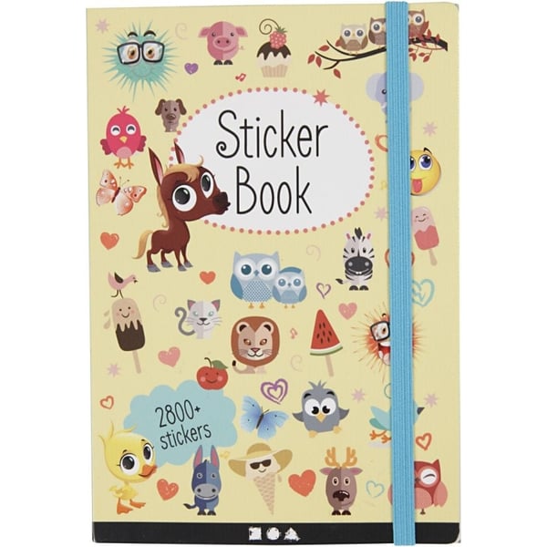 Creative Toys Klistremerkebok med 2800+ klistremerker (27070)